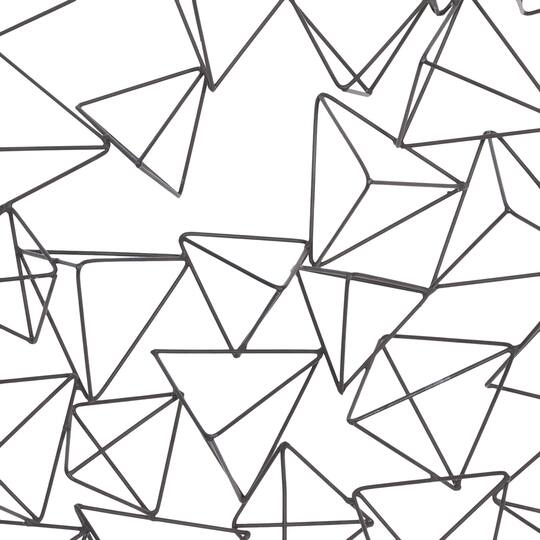 Black Geometric Modern Metal Wall Décor